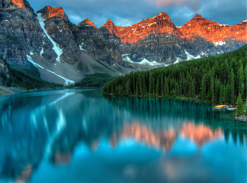 CGRLVDXW Puzzles for Adults 1000 Pieces - Moraine Lake Alberta 27" X 20" Funny Jigsaw Puzzle - Every Piece Fit Together