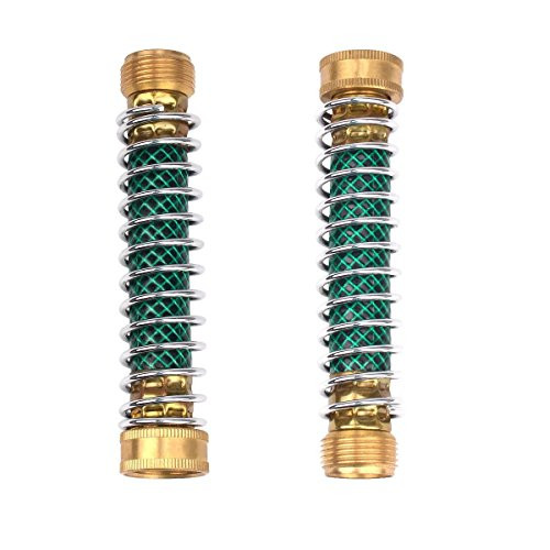 GaiGaiMall 2Pcs Garden Hose Coil Spring Protector Faucet Hoses Coupling Adapter