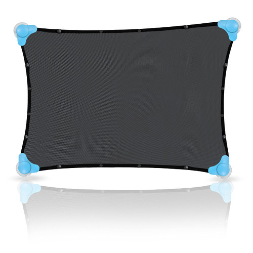 EcoNour Stretch to Fit Car Sun Shade | Stretchable Sun Protector Offers Impeccable Sun Protection | Car Window Shades Baby for Privacy Blackout | Custom Fit Car Side Window Sunshade