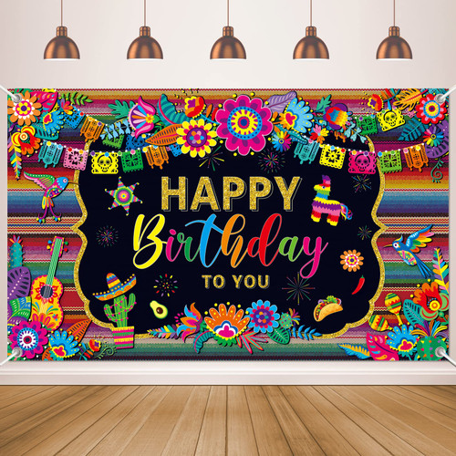 7 * 5ft Mexican Fiesta Themed Happy Birthday Backdrop Mexico Cinco De Mayo Party Decorations Fiesta Banner Carnival Supplies Photo Booth Background 7 * 5ft Mexican Fiesta Themed Happy Birthday Backdrop Mexico Cinco De Mayo Party Decorations Fiesta Banner Carnival Supplies Photo Booth Background
