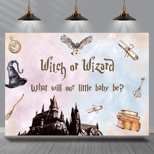 Rsuuinu Gender Reveal Backdrop Witch or Wizard Pink or Blue He or She Photography Background Boy or Girl Magic Castle Pregnancy Reveal Surprise Party Decorations Banner Photo Booth Props 7x5ft Rsuuinu Gender Reveal Backdrop Witch or Wizard Pink or Blue He or She Photography Background Boy or Girl Magic Castle Pregnancy Reveal Surprise Party Decorations Banner Photo Booth Props 7x5ft
