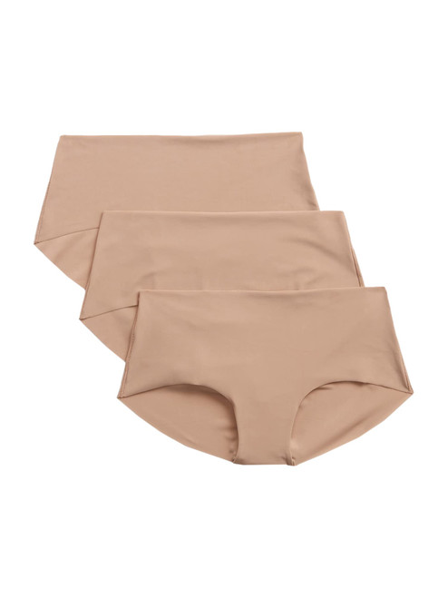 GAP Womens 3-pack No Show Underpants Underwear Hipster Panties, Cafe Au Lait, Medium US