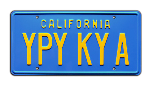 Die Hard | Yippee Ki Yay | Metal Stamped License Plate