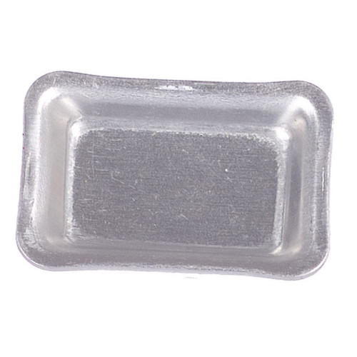 Melody Jane Dollhouse Silver Baking Serving Tray Miniature Kitchen Dining Accessory