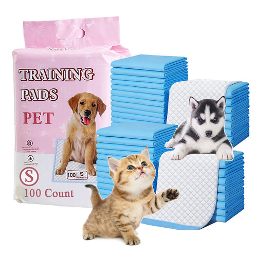 Dog Pee Pads , 100 Counts,Training Puppy Pee Pads Super Absorbent & Leak-Proof,& Dries Quickly,Disposable Pet Piddle Pad and Potty Pads for Dogs, Cats,Puppies, Rabbits & More(13.1X13.1in/100 Count)