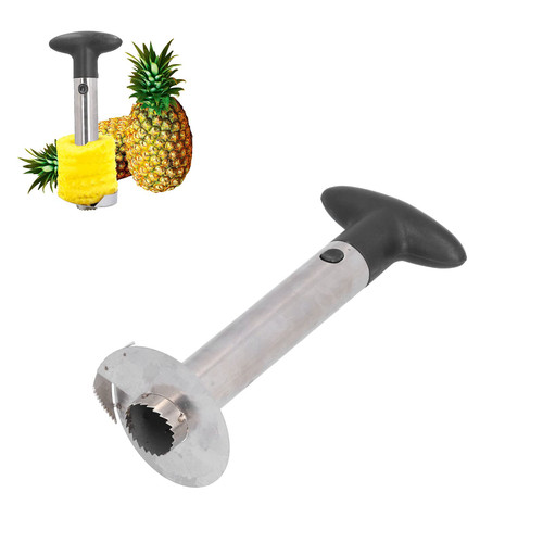 VTOSEN Pineapple Cutter Pineapple Corer Pineapple Peeler - Stainless Steel Ergonomic Handle Kitchen Tool for Easy Pineapple Coring and Peeling - Pineapple Corer Remover