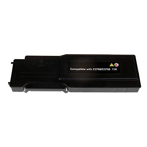 EZSpace 331-8429 Toner Cartridge Compatible for Dell C3760 C3765 High Yield 11,000 Pages, Black Toner