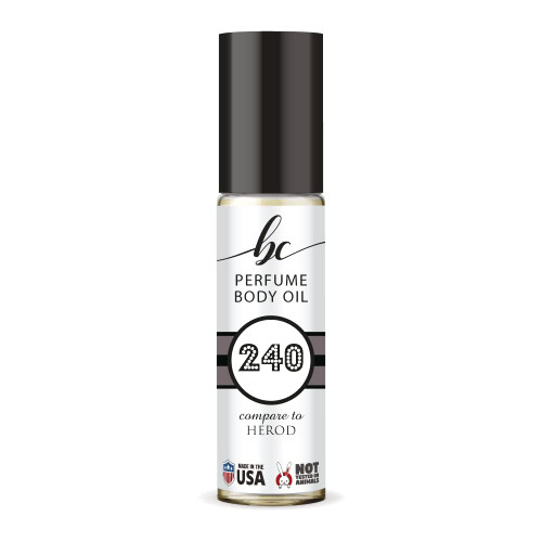 BIOCURA BC Perfume 240 Inspired by Herod For Men Replica Fragrance Body Oil Dupes Alcohol-Free Sample Travel Size Concentrated Long Lasting Roll-On 0.3 Fl Oz/10ml BIOCURA BC Perfume 240 Inspired by Herod For Men Replica Fragrance Body Oil Dupes Alcohol-Free Sample Travel Size Concentrated Long Lasting Roll-On 0.3 Fl Oz/10ml