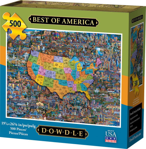 Dowdle Jigsaw Puzzle - Best of America - 500 Piece