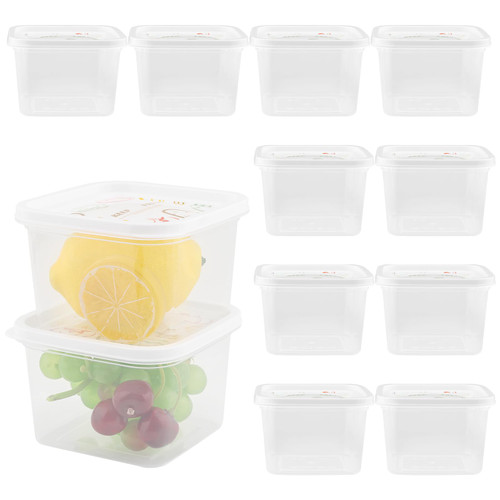 12pcs Pizza Dough Proofing Box Dough Proofing Container With Sealing Lid Pizza Dough Containers Pizza Dough Box for Family Size Dough(size:4.5 x 2.7inch) 12pcs Pizza Dough Proofing Box Dough Proofing Container With Sealing Lid Pizza Dough Containers Pizza Dough Box for Family Size Dough(size:4.5 x 2.7inch)