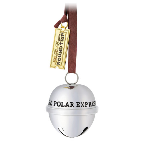 Hallmark Keepsake Christmas Ornament 2023, The Polar Express Santa's Sleigh Bell 2023 Metal, Gifts for Kids Hallmark Keepsake Christmas Ornament 2023, The Polar Express Santa's Sleigh Bell 2023 Metal, Gifts for Kids