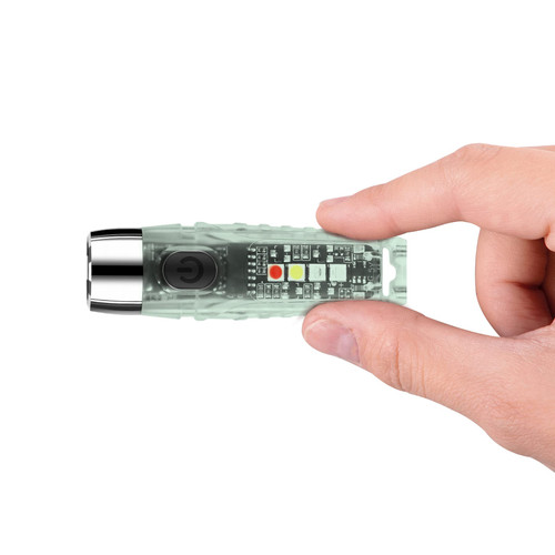 TUNENGE Keychain Flashlights,EDC Portable Pocket Bright Flashlight High lumens,USB Rechargeable Mini Keychain Flashlight 600 Lumen,for Daily Using,Backpacking,Camping and Hiking(Fluorescent White)