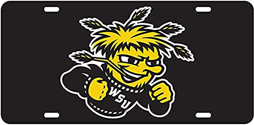 Dixie Dawgs Wichita StateAcrylic License Plate Officially Licensed Shockers