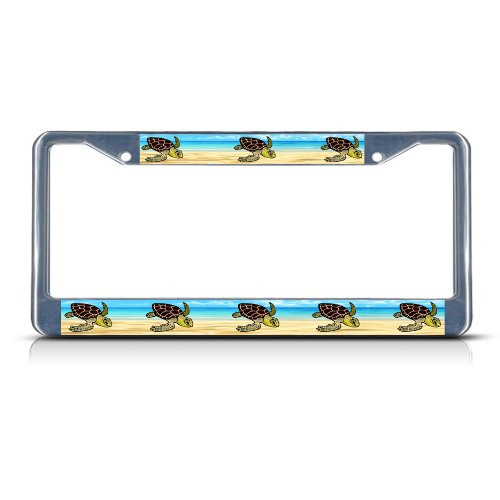 Fastasticdeals Sea Turtle License Plate Frame Tag Holder Cover