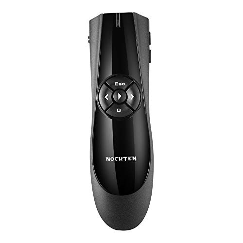 Wireless Presenter, NOCKTEN RF 2.4GHz Wireless Presenter,Remote Presentation USB Control PowerPoint PPT Clicker