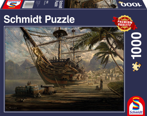 SCHMIDT Ship at Anchor Puzzle (1000-Piece)