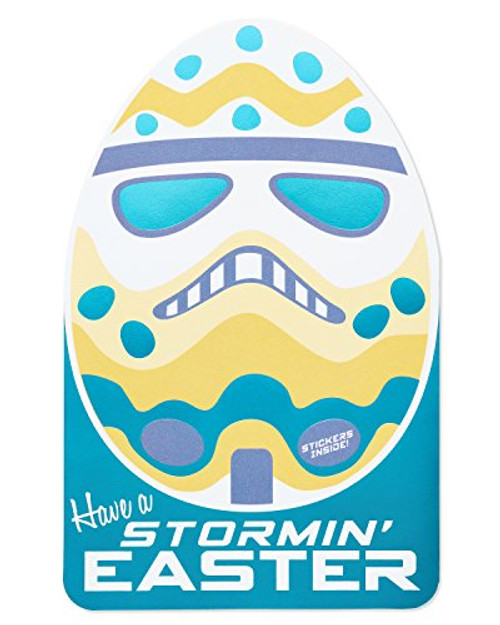 American Greetings Star Wars Stormtrooper Easter Card with Foil
