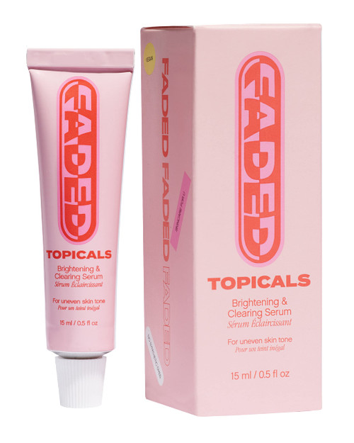 Topicals Mini Faded Skin Serum for Dark Spots and Discoloration - Hyperpigmentation Safe - Tranexamic Acid and Niacinamide for Post-Blemish Marks, Scars and Spots (0.5 Fl Oz)