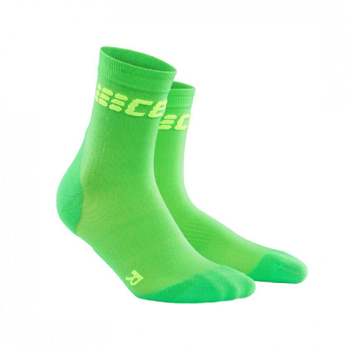 CEP Dynamic+ Women's Cycle Ultralight Short Socks (Viper/Green) Size: IV