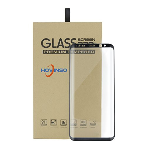 Samsung Galaxy S8 Screen Protector,3D Curved Edge Tempered Glass [Case Friendly][HD Clear][9H Hardness] Screen Protector Film for Samsung Galaxy S8