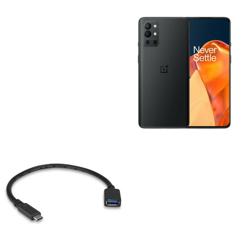 BoxWave Cable Compatible with OnePlus 9R - USB Expansion Adapter, Add USB Connected Hardware to Your Phone