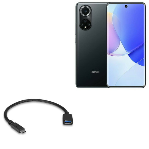 BoxWave Cable Compatible with Huawei nova 9 (6.57 in) - USB Expansion Adapter, Add USB Connected Hardware to Your Phone
