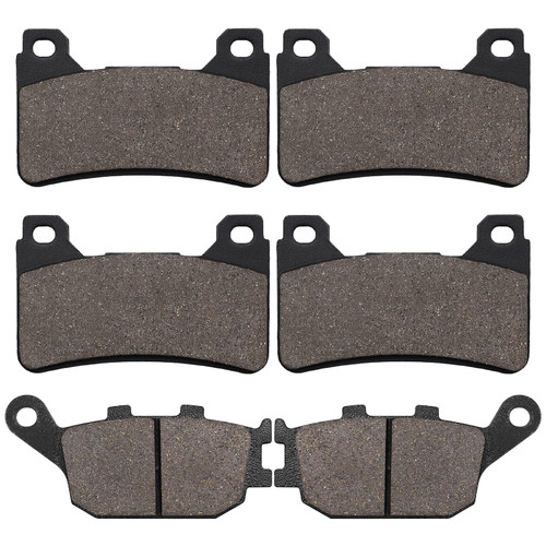 Sollon Front and Rear Brake Pads for Honda CBR600RR CBR600 RR 2003-2006 / CBR1000RR CBR 1000 RR CBR 1000RR Fireblade 2004 2005