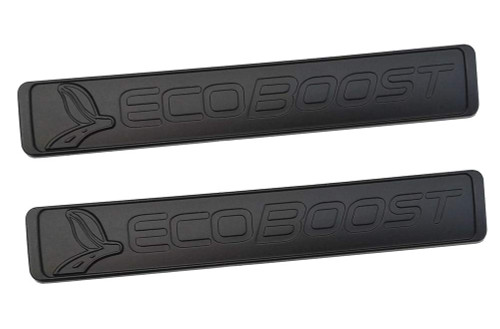 2Pcs EcoBoost Badge Emblems 3D Nameplate Door Fender Tailgate Stickers Replacement for Trunk ECO 2011-2018