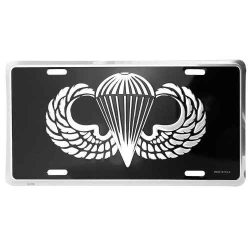 Honor Country Army Paratrooper License Plate Honor Country Army Paratrooper License Plate