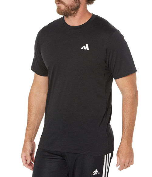 adidas Men's Essentials Feel Ready Training T-Shirt, Black/White, X-Large