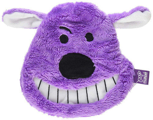 Multipet Loofa Head Squeaker Dog Toy Crinkle Ears, 7'