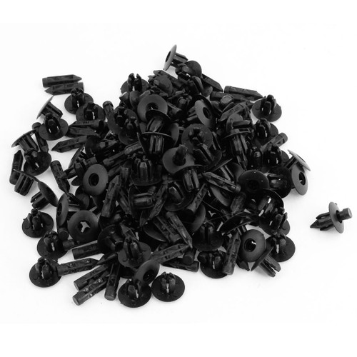 uxcell 7mm Hole Plastic Rivets Fastener Auto Car Fender Bumper Push Clips 100 Pcs