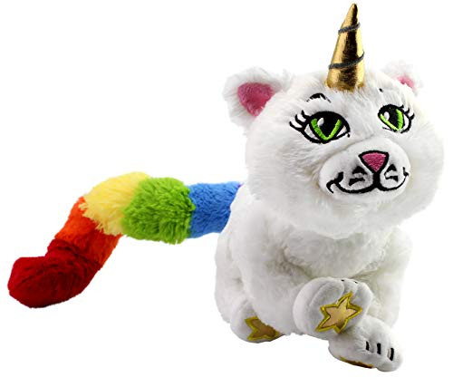 Attatoy Caticorn Plush, Rainbow Unicorn Cat Stuffed Animal