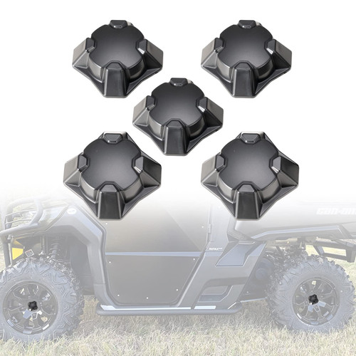 Defender Wheel Center Hub Caps,A & UTV PRO Tire Wheel Hub Dust Center Cap Coves Compatible with Can Am Defender Commander Outlander Maverick 2015-2021 Accessories, Replace OEM# 705401541,5PCS