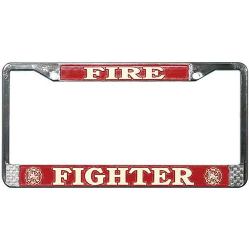 Mitchell Proffitt Fire Fighter License Plate Frame