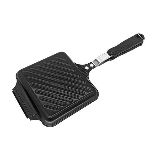 SYCOOVEN Sandwich Maker, Non-stick Grilled Sandwich and Panini Maker Pan with Handle, Double Sided Frying Pan Grilled Cheese Maker Flip Pan for Breakfast Toast Panini Waffle SYCOOVEN Sandwich Maker, Non-stick Grilled Sandwich and Panini Maker Pan with Handle, Double Sided Frying Pan Grilled Cheese Maker Flip Pan for Breakfast Toast Panini Waffle