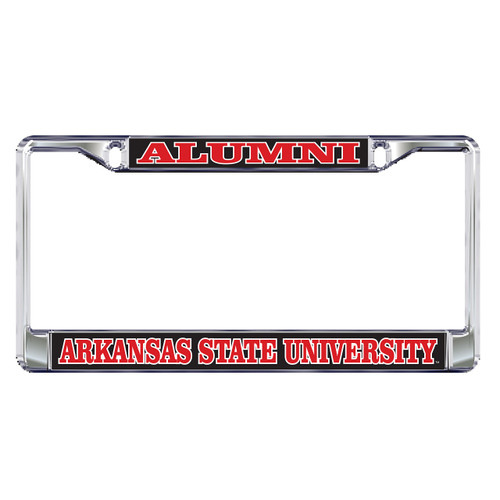Dixie Dawgs Arkansas State Red Wolves License Plate Frame Alumni