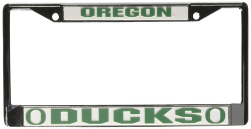 Rico Oregon Ducks Chrome License Plate Frame