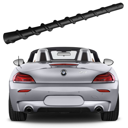7 Inch Spiral Rubber Antenna for BMW Z3 (1996-2002), BMW Z4 (2003-2016), BMW 128i (2008-2013), BMW 135i (2008-2013), BMW i3 (2014-2020), BMW 325ci (2001-2006), BMW 330Ci (2001-2006)