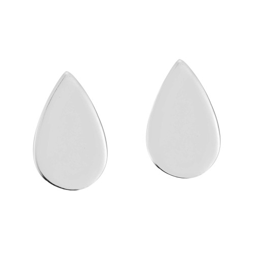 AeraVida Unique Two-Piece Circle Drop Front to Back Sterling Silver Stud Earrings | Minimalist Sterling Silver Stud Earring for women | Water Drops stud Earrings | Casual Stud Earrings | Gift for Daughter