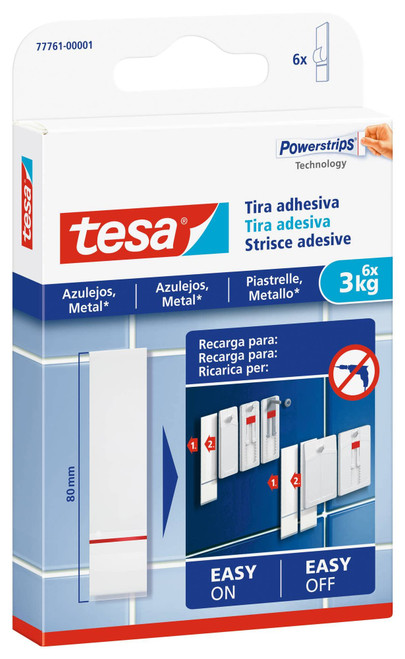 tesa Adhesive Strips for Tiles & Metal 3kg