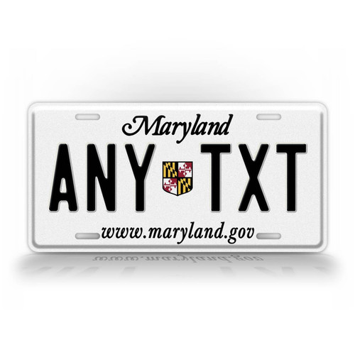 SignsAndTagsOnline Custom Maryland State License Plate 2005-2010 MD Replica Personalized Text Novelty Auto Tag