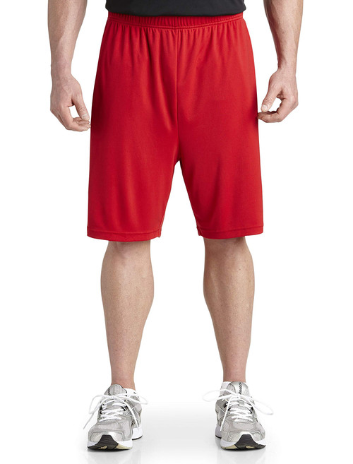 Reebok Mens Workout Ready Athletic Workout Shorts, Red, XX-Large