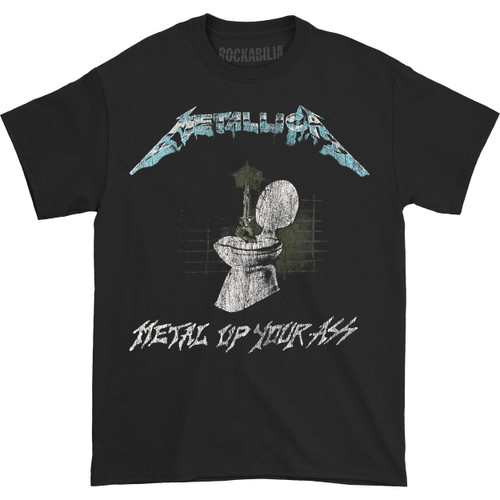 Metallica Unisex T-Shirt: Metal Up Your Ass (Back Print) - X-Large
