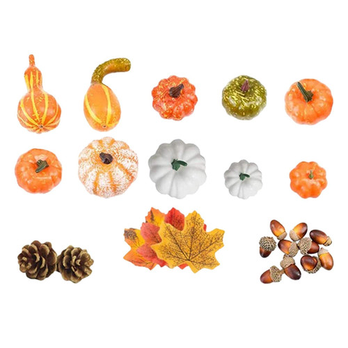 Binhyx 86 Pcs Pumpkins for Decorating - Mini Artificial Pumpkins,Lifelike Faux Pumpkin Acorn Maple Leaves for Halloween Fall Thanksgiving Party Table Centerpieces Decoration Supply Binhyx 86 Pcs Pumpkins for Decorating - Mini Artificial Pumpkins,Lifelike Faux Pumpkin Acorn Maple Leaves for Halloween Fall Thanksgiving Party Table Centerpieces Decoration Supply