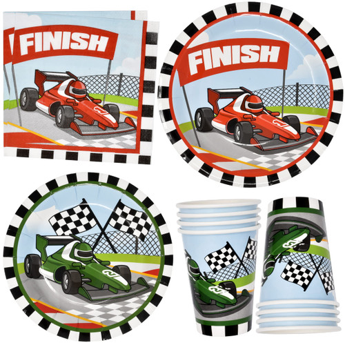 Gift Boutique Racing Car Party Supplies Tableware Set 24 9" Paper Dinner Plates 24 7" Dessert Plate 24 9 Oz Cups 24 Lunch Napkins for Race Sports Themed Birthday Parties and Gatherings Decorations Gift Boutique Racing Car Party Supplies Tableware Set 24 9" Paper Dinner Plates 24 7" Dessert Plate 24 9 Oz Cups 24 Lunch Napkins for Race Sports Themed Birthday Parties and Gatherings Decorations
