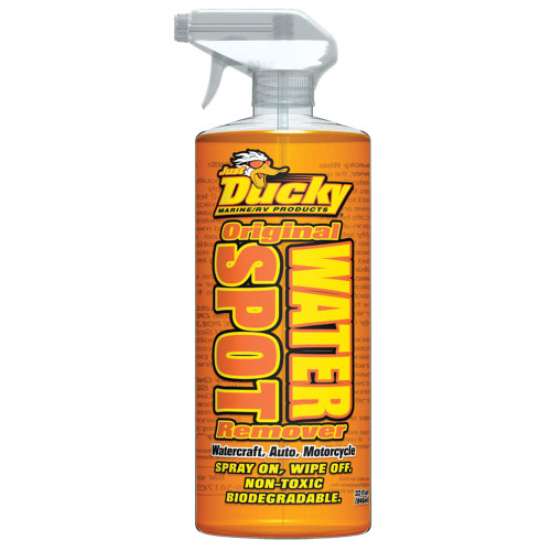 DUCKY PRODUCTS Original Water Spot Remover: Spray for Boat, Car, Motorcycle & RV Exterior Detailing, 32 oz