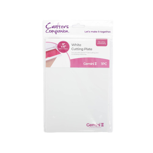 Gemini II Replacement Plate Accessories - 9" x 6" White Cutting Plate - Pack of 2 [GEMII9x6-ACC-WHCPL-2PK]