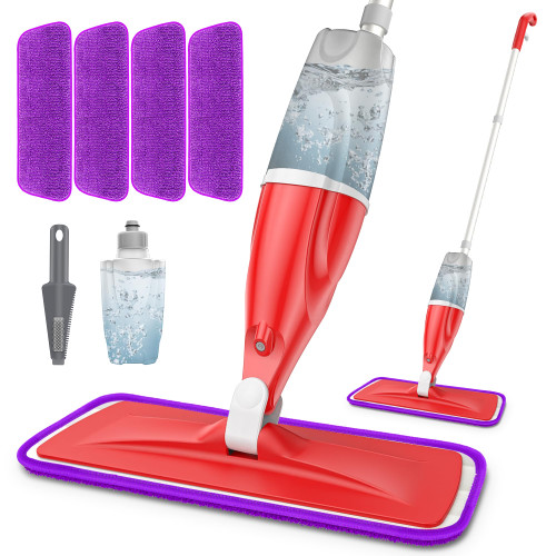 Wood Floor Mops with Spray for Floor Cleaning - EXEGO Dust Mop Wet Mop Microfiber Spray Mops with 4X Reusable Washable Pads,Flat Mop Dry Mop for Home Commercial Use Hardwood Laminate Tile Ceramic Wood Floor Mops with Spray for Floor Cleaning - EXEGO Dust Mop Wet Mop Microfiber Spray Mops with 4X Reusable Washable Pads,Flat Mop Dry Mop for Home Commercial Use Hardwood Laminate Tile Ceramic