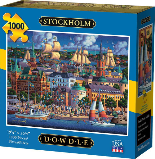 Dowdle Jigsaw Puzzle - Stockholm - 1000 Piece